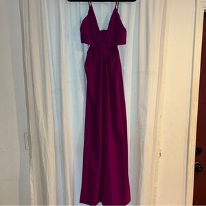 Zara Purple Maxi Sundress Spaghetti Strap Sleeveless